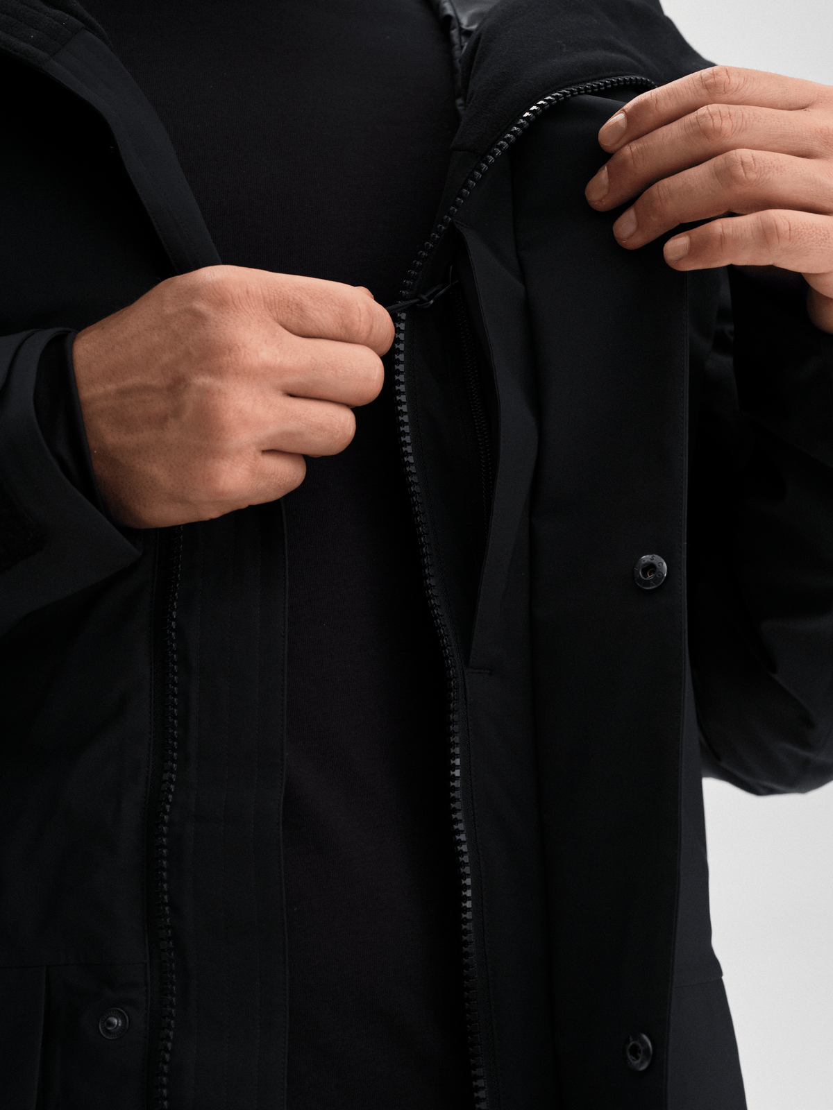 ELKINS FUNCTION PARKA BLACK MEN Everest Padded Parka