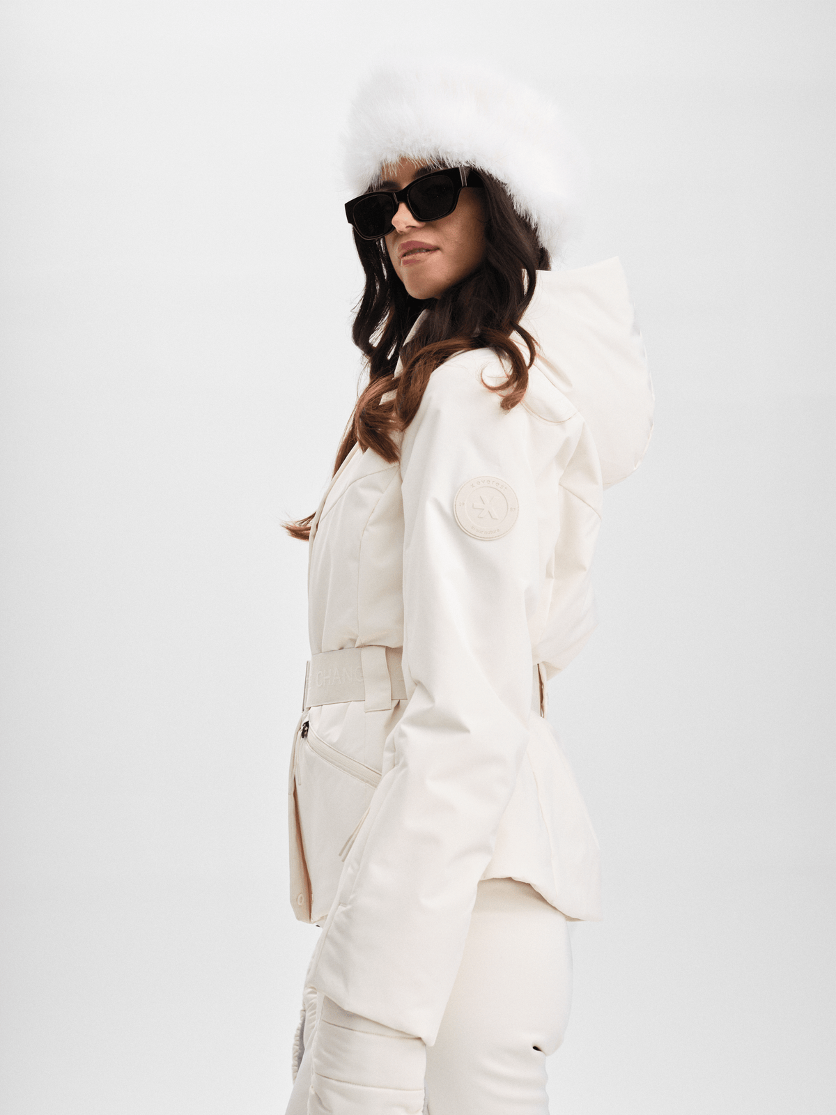 FEMME BELT JACKET OFFWHITE Everest Jacket