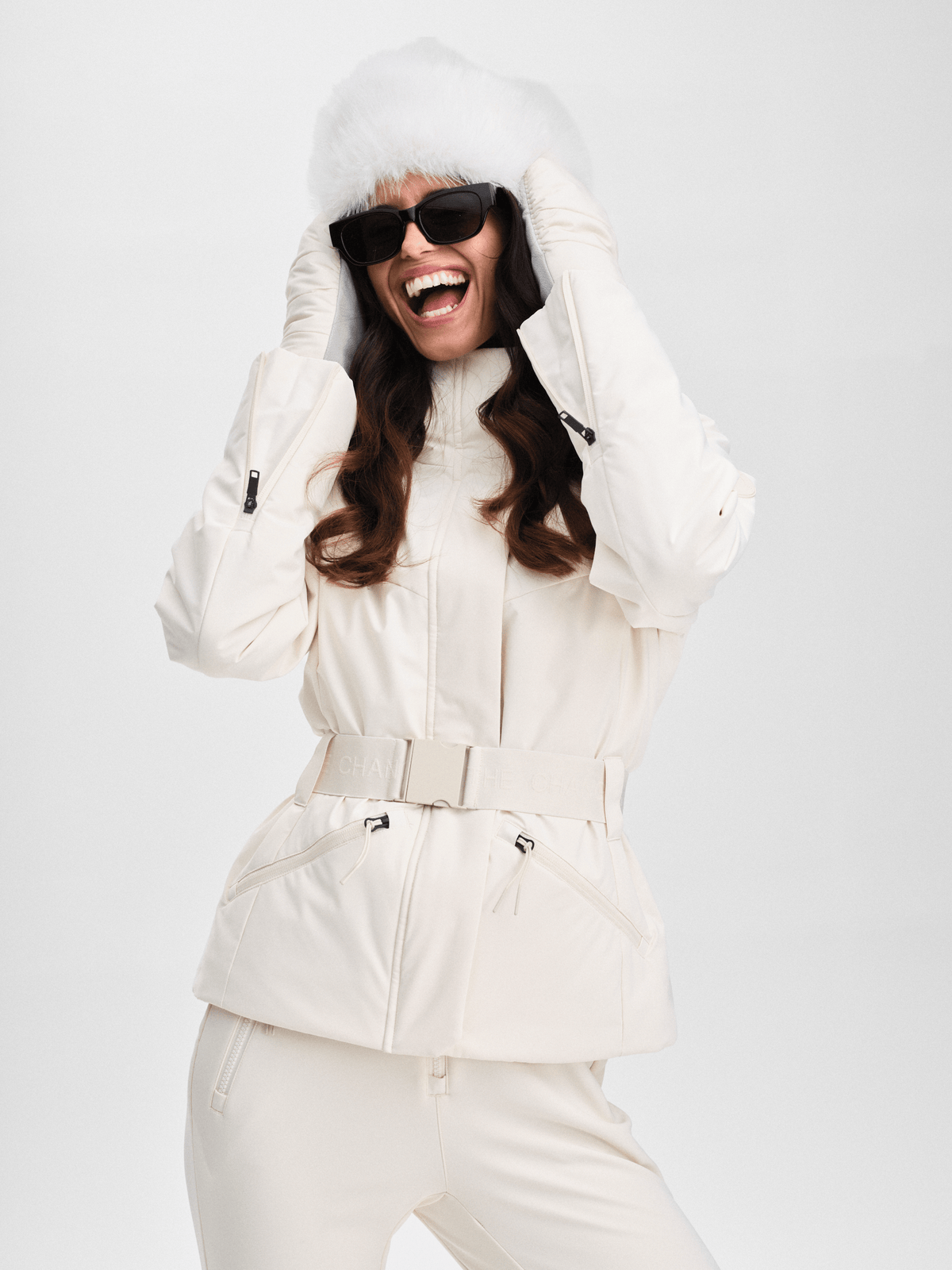 FEMME BELT JACKET OFFWHITE Everest Jacket