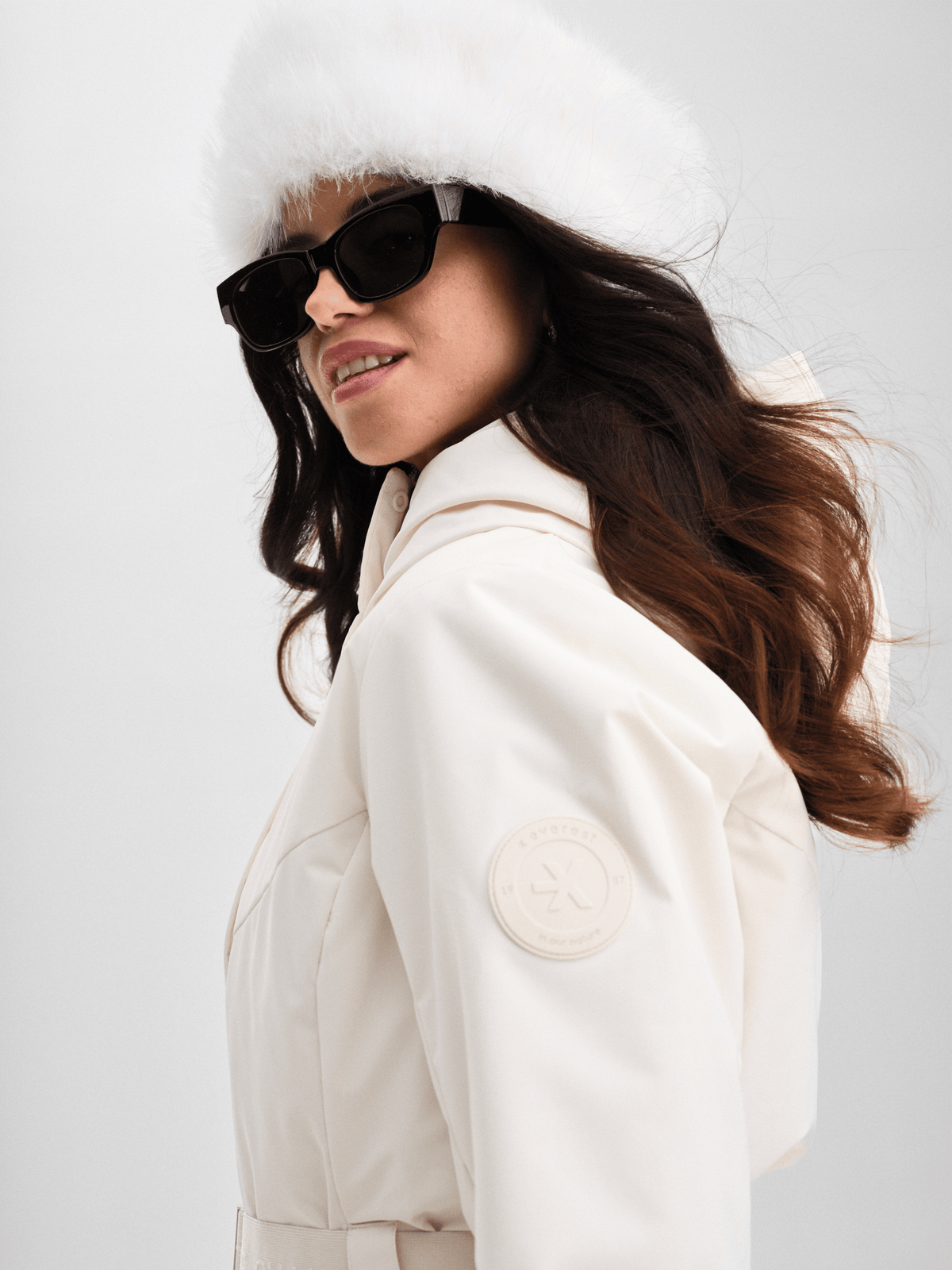 FEMME BELT JACKET OFFWHITE Everest Jacket