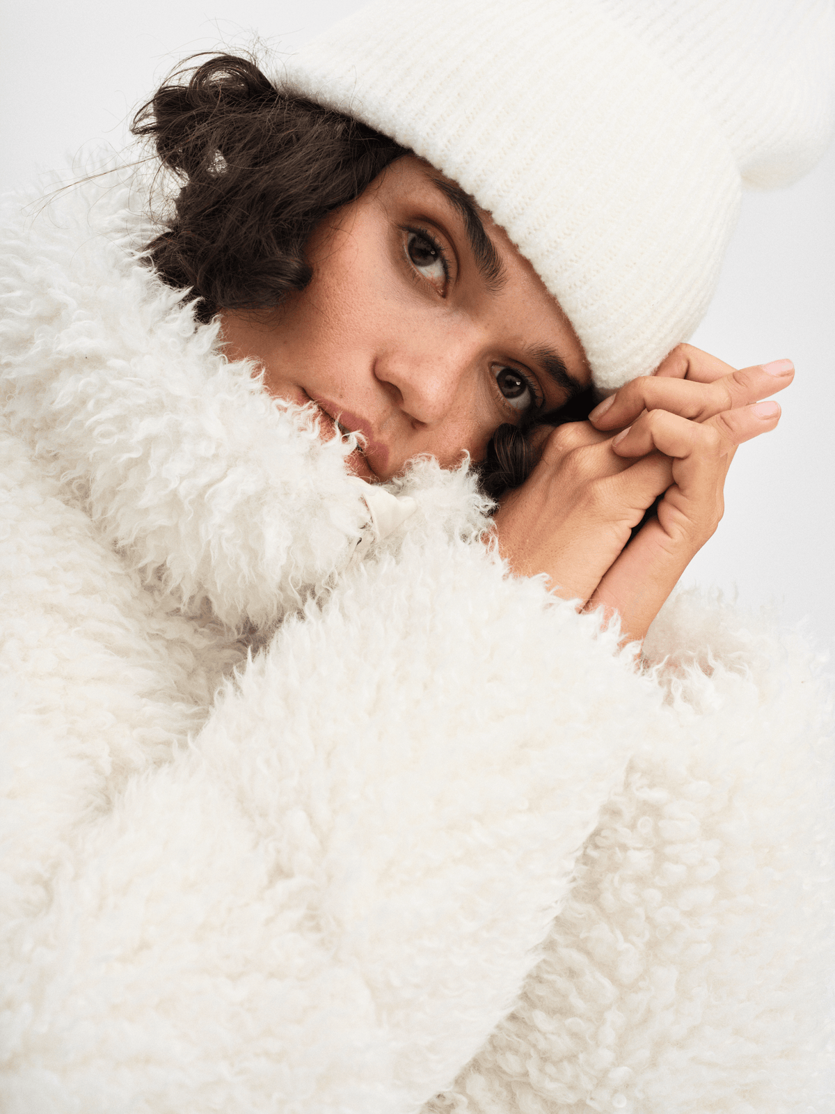 W AMNE JACKET OFF WHITE Everest Padded Jacket