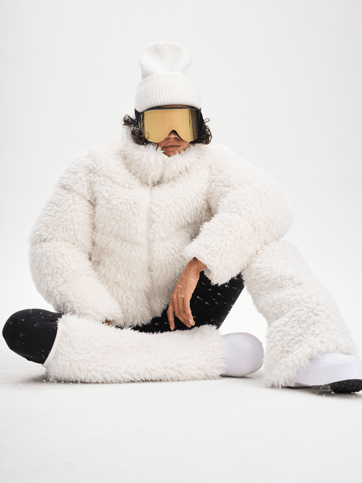 W AMNE JACKET OFF WHITE Everest Padded Jacket