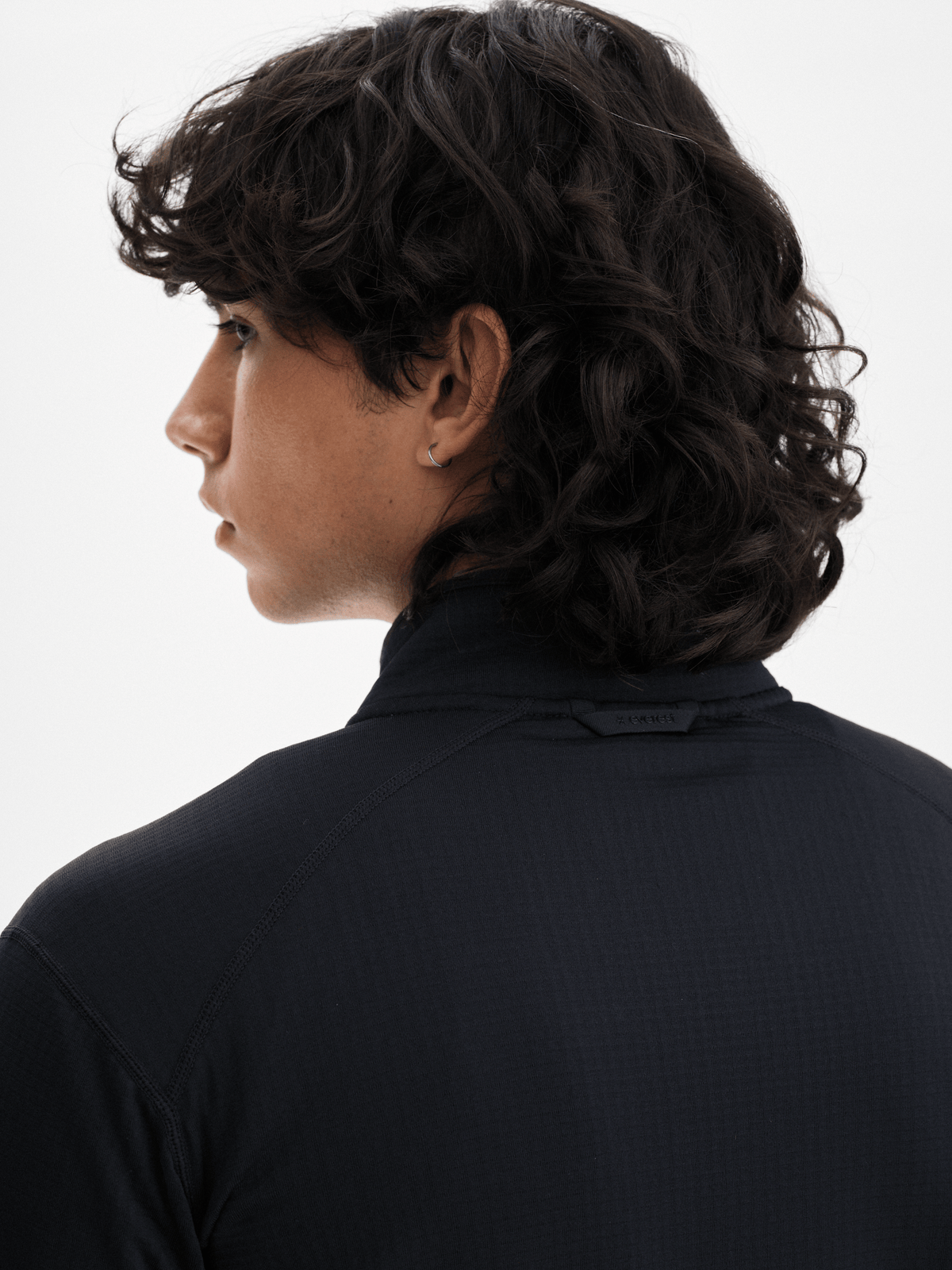 VENTURE HALFZIP BLACK -SAKNAR TEXT Everest Second Layer Hood