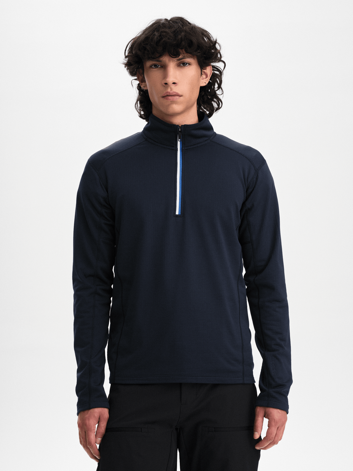 VENTURE HALFZIP NAVY-SAKNAR TEXT Everest Second Layer Hood