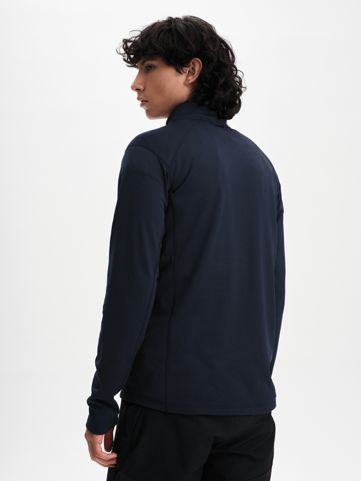 VENTURE HALFZIP NAVY-SAKNAR TEXT Everest Second Layer Hood