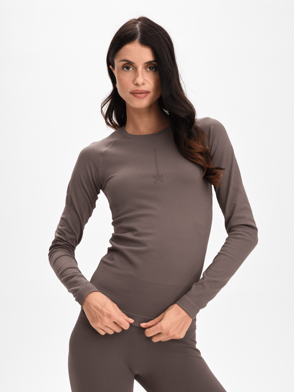 SEAMLESS FIRST LAYER SHIRT ASH PURPLE Everest Second Layer Shirt