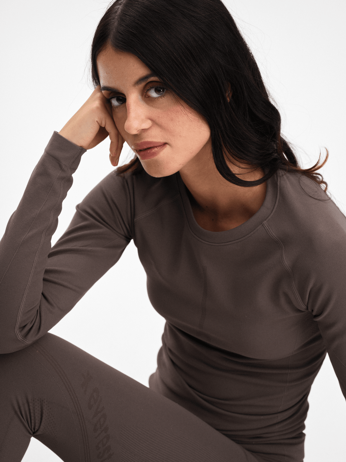 SEAMLESS FIRST LAYER SHIRT ASH PURPLE Everest Second Layer Shirt