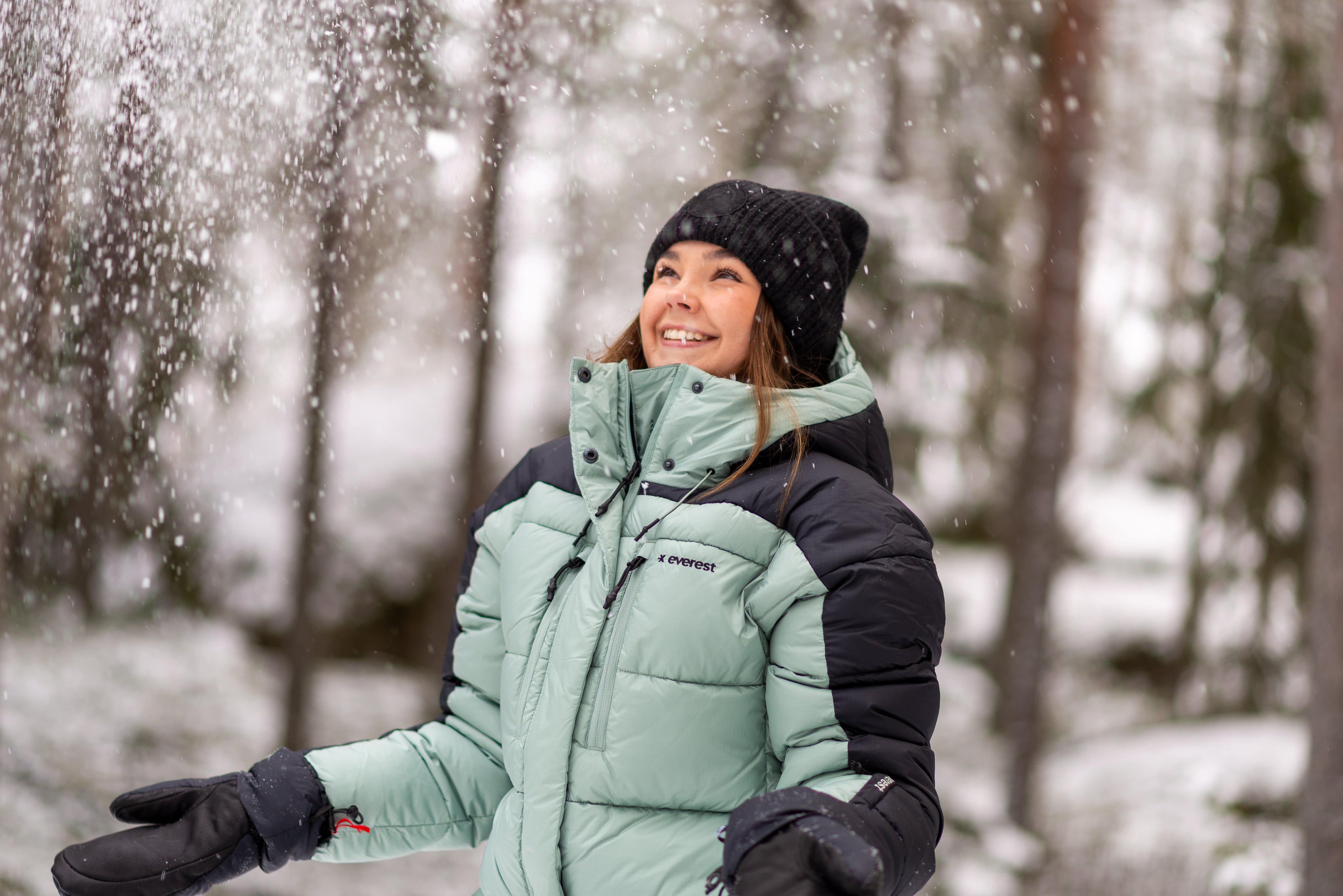 ALPINE PUFF JACKET SAGE MIST Everest Ski & Snowboard Jacket