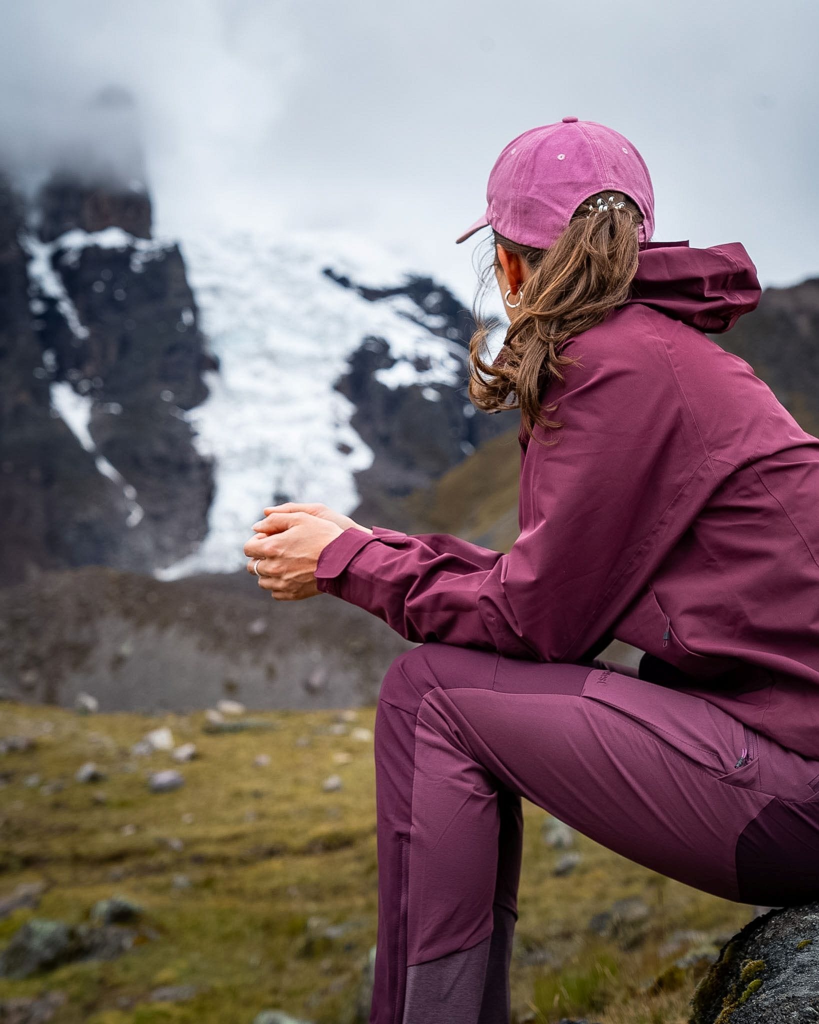 WOMENS ALLROUND JACKET DARK RED Everest All Weather Jacket