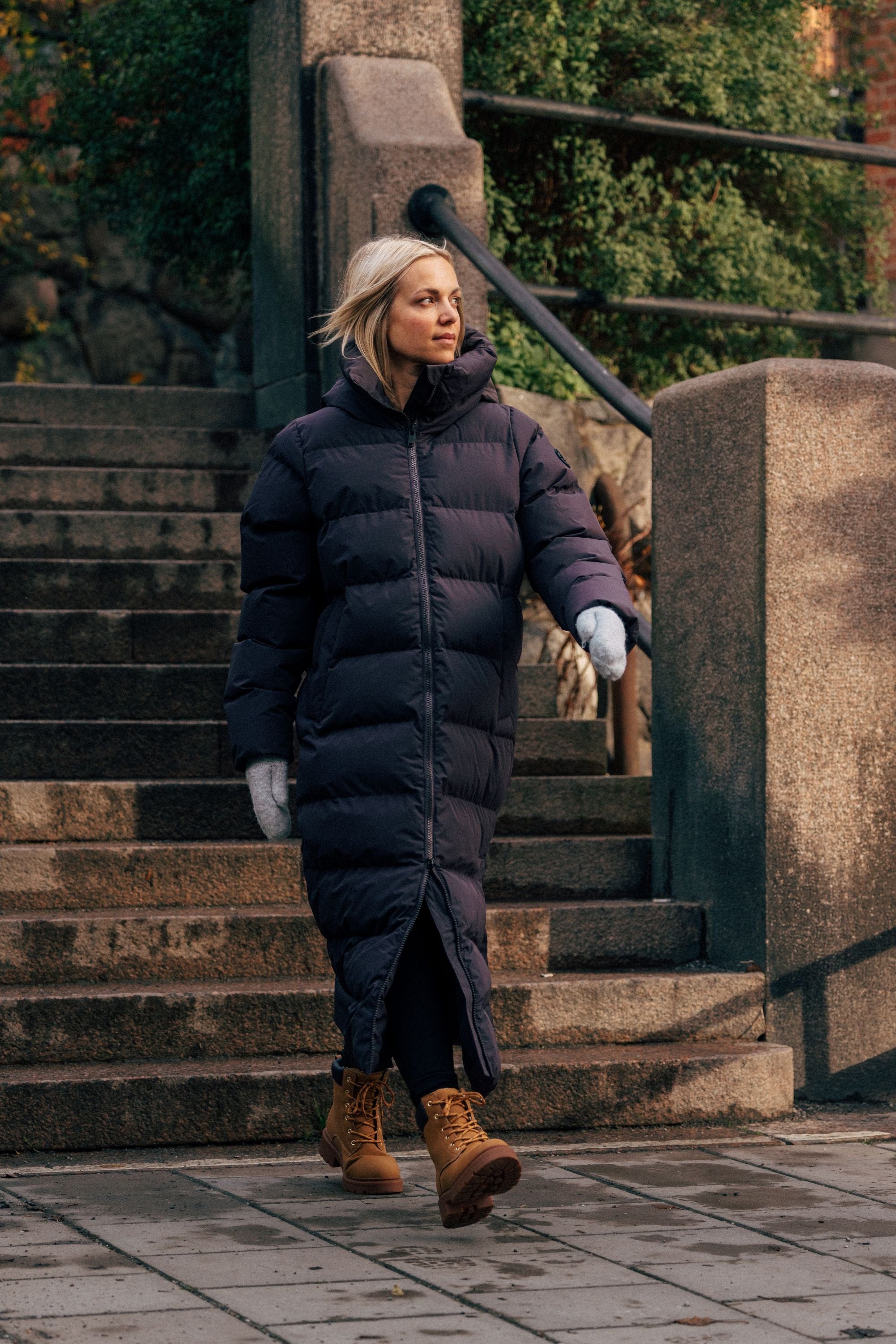 JUNEAU COAT PLUM SLATE Everest Padded Coat