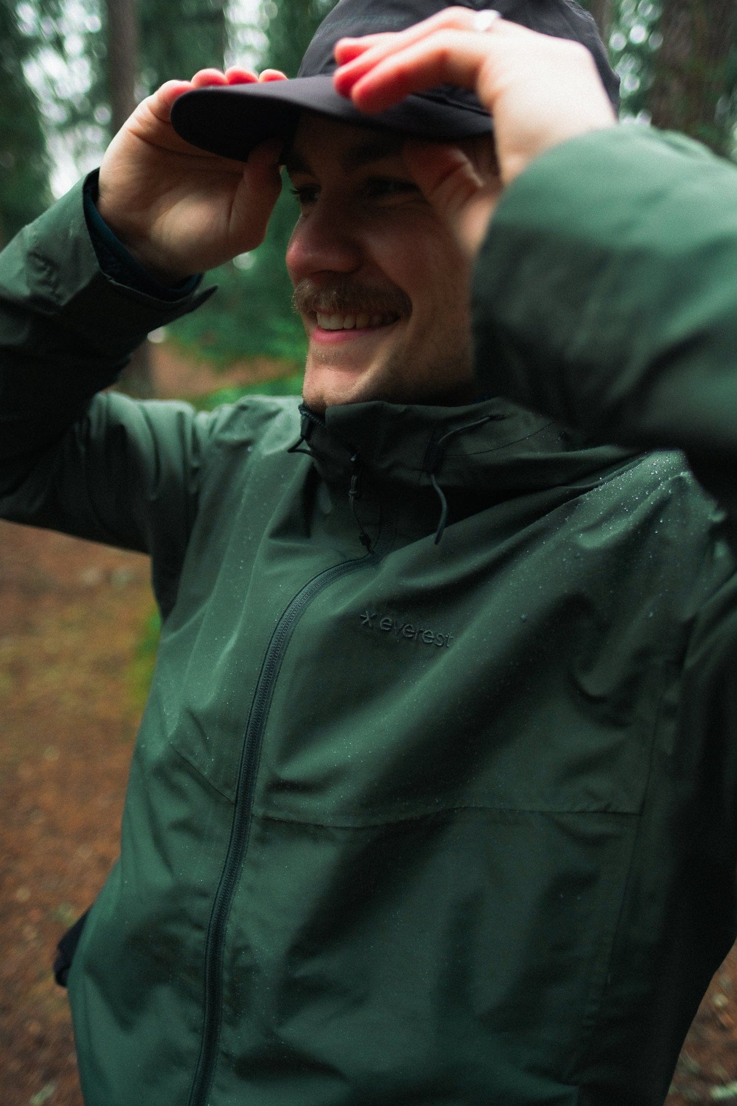 ALLROUND JACKE DUNKELGRÜN Herren Everest Allwetterjacke