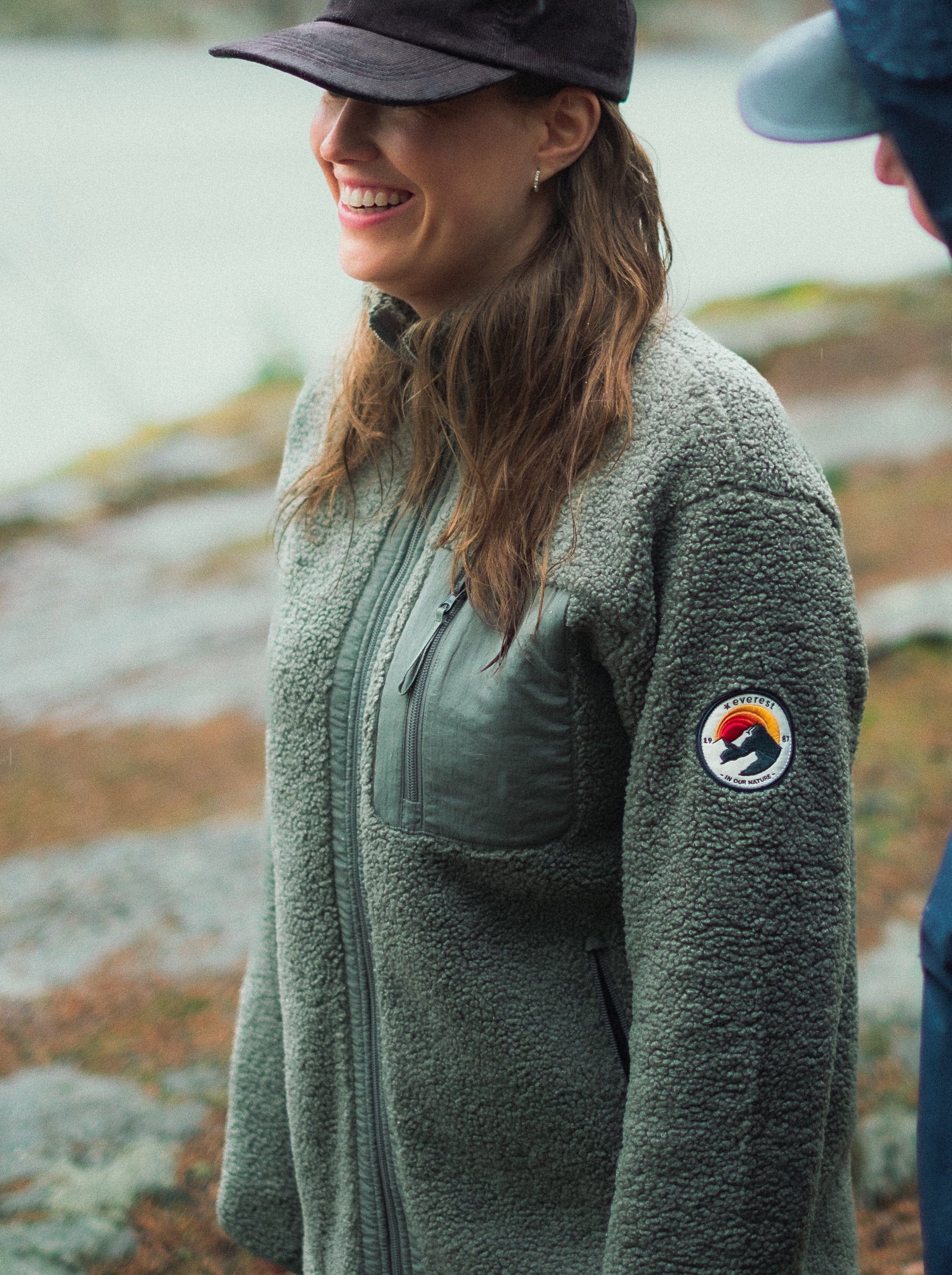 WILA PILE SHIRT KHAKI GREY Everest Pile Fleece