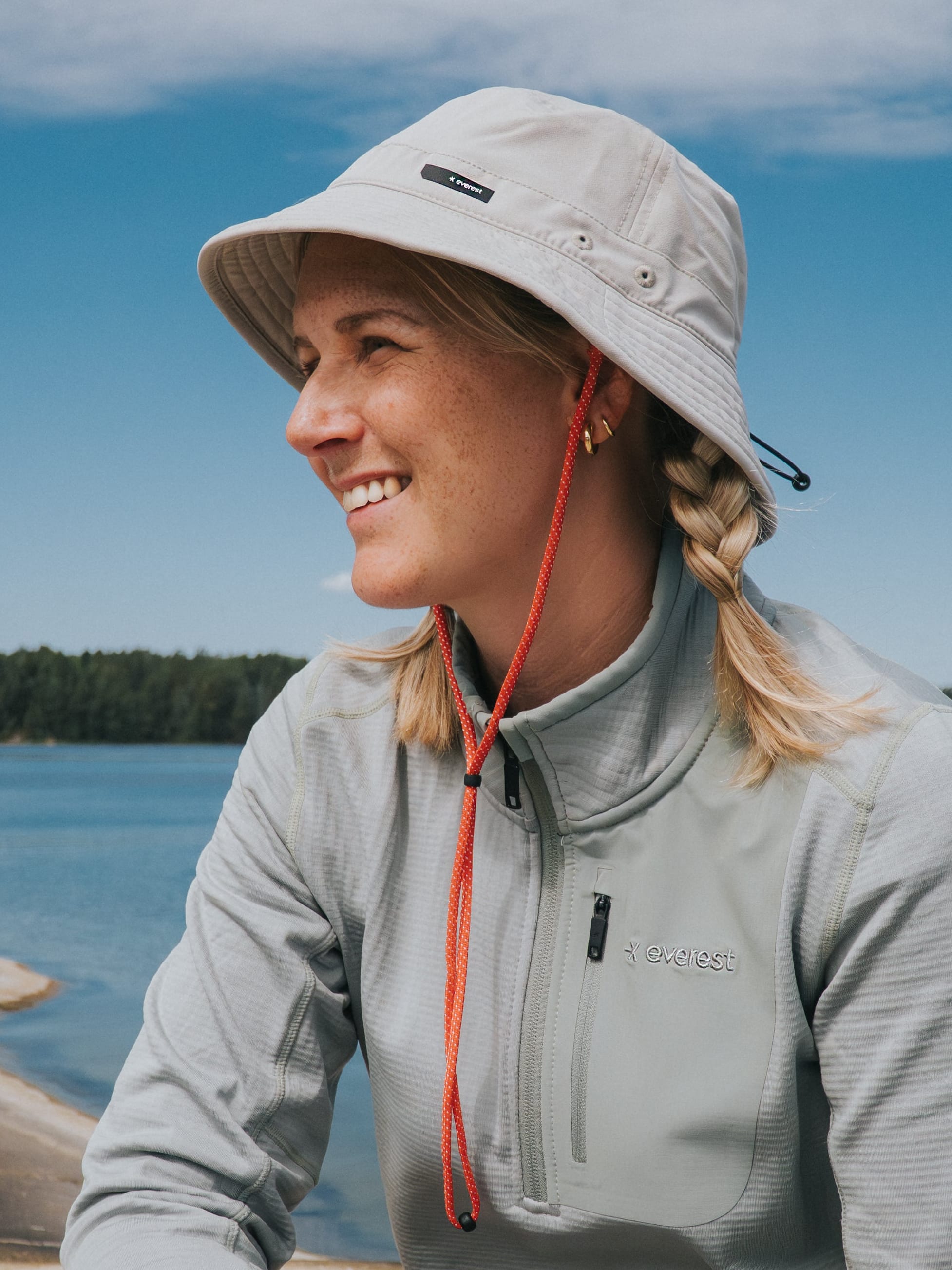 ACTIVE OUTDOOR HAT SILVER BEIGE Everest Hat