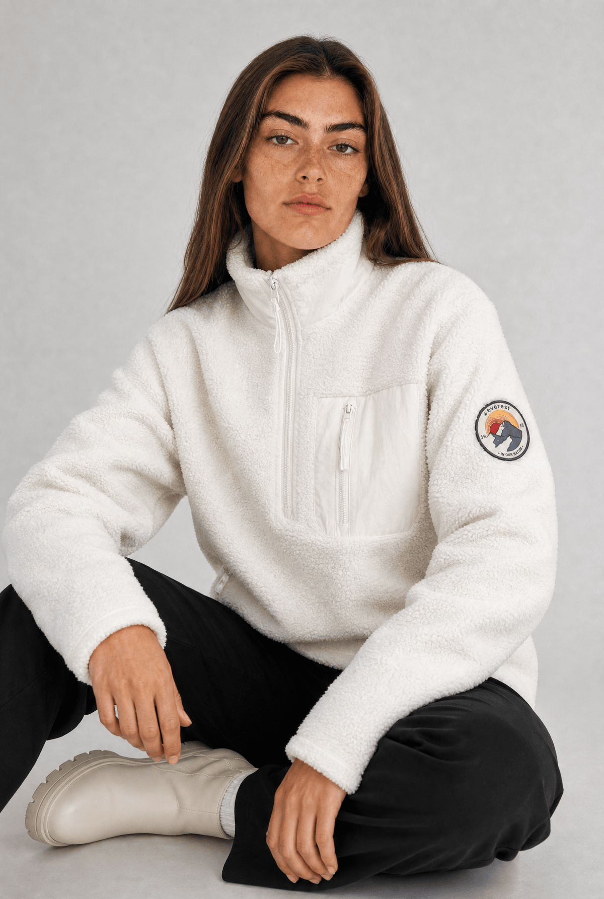 WILA PILE SHIRT OFF WHITE Everest Second Layer