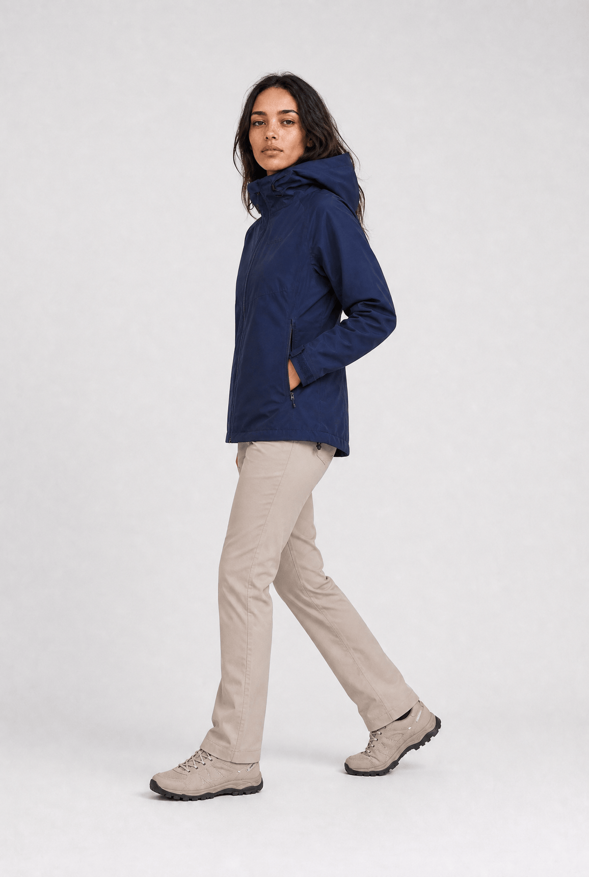 WOMENS ALLROUND JACKET NAVY Everest All Weather Jacket