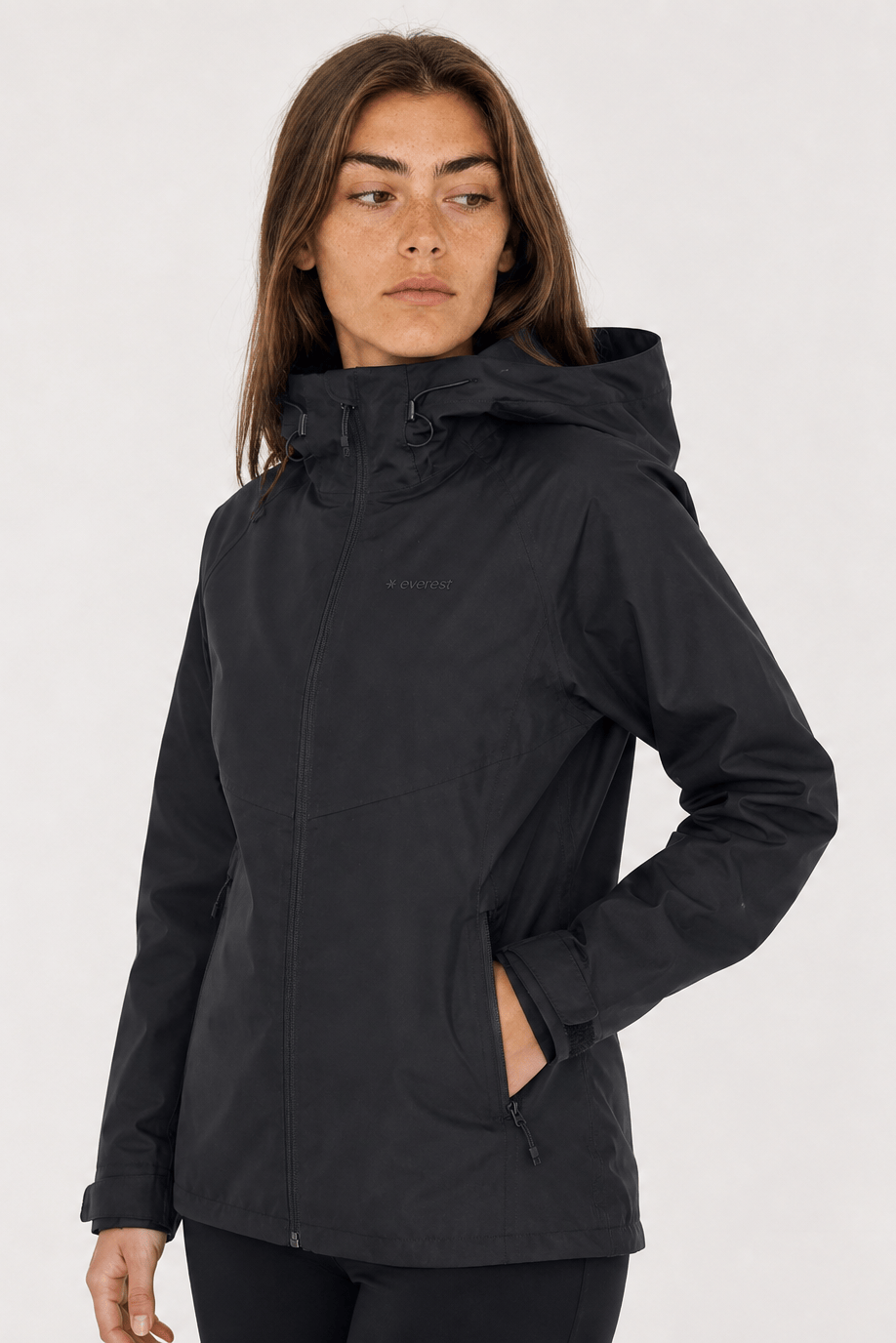WOMENS ALLROUND JACKET BLACK Everest All Weather Jacket