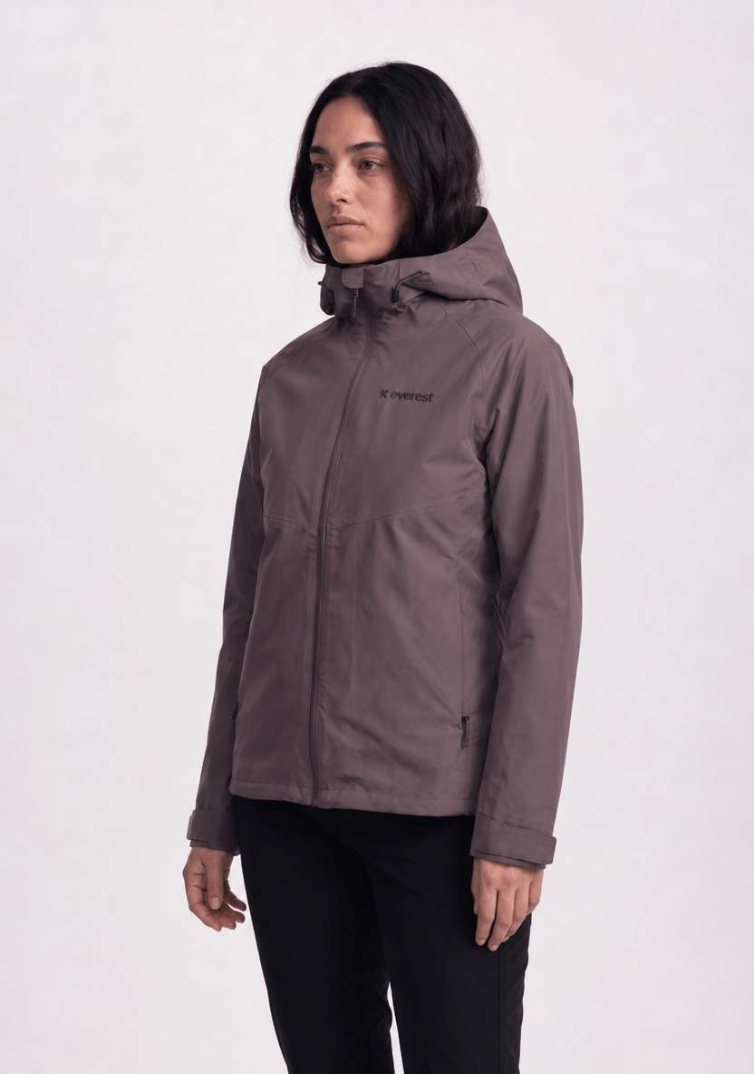 WOMENS ALLROUND JACKET ASH PURPLE Everest All Weather Jacket