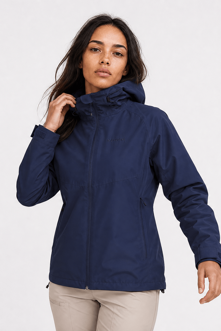 WOMENS ALLROUND JACKET NAVY Everest All Weather Jacket