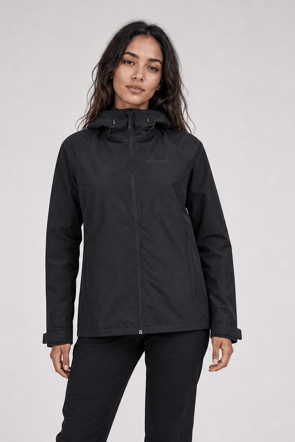 WOMENS ALLROUND JACKET BLACK Everest All Weather Jacket