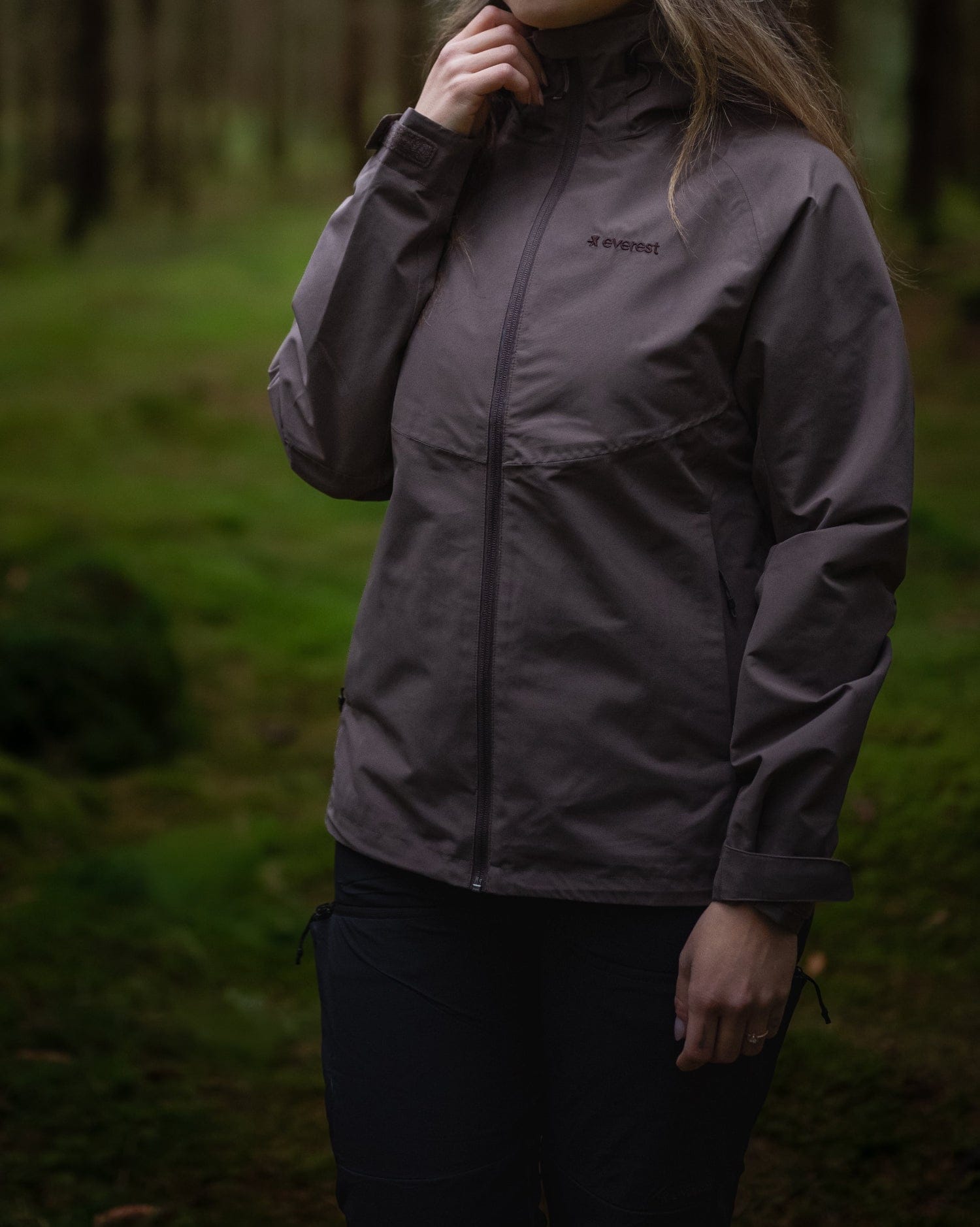 DAMEN ALLROUND JACKE ASCHLILA Everest Allwetter-Jacke