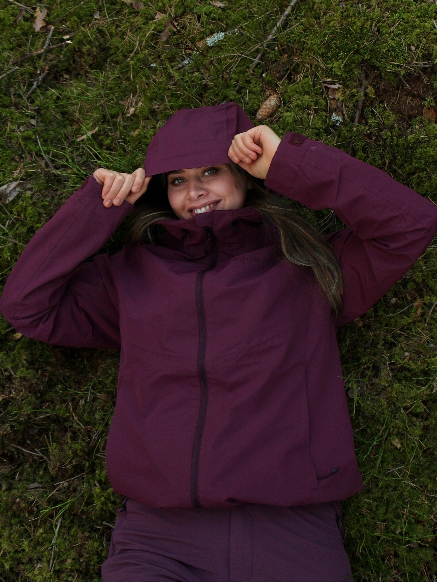 WOMENS ALLROUND JACKET DARK RED Everest All Weather Jacket