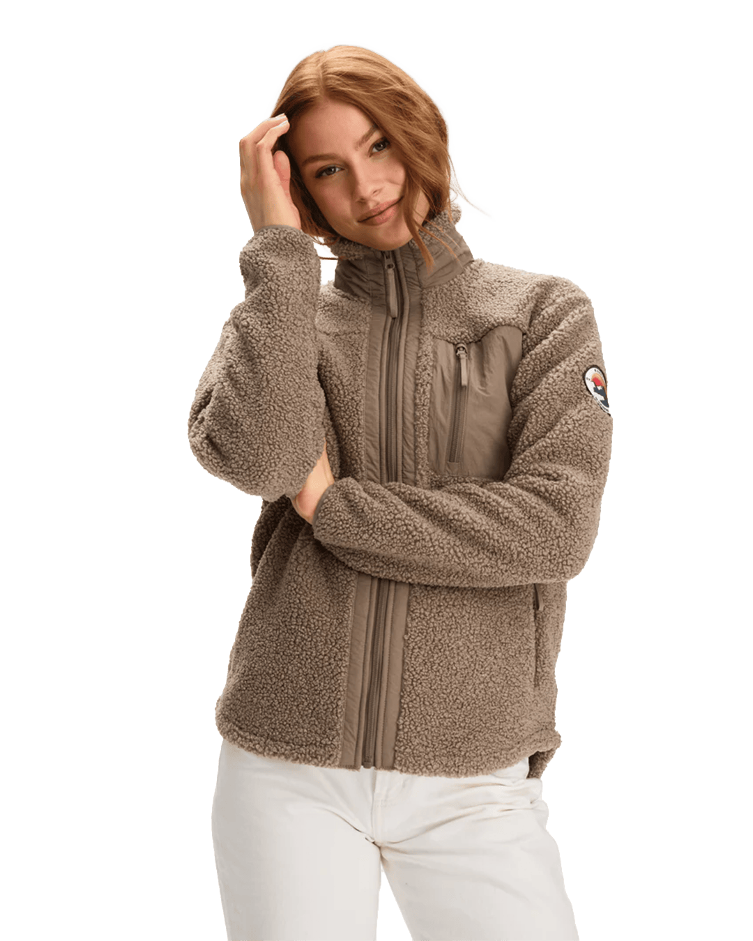 WILA PILE SHIRT DESERT BEIGE Everest Second Layer